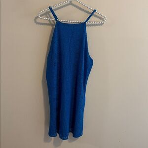 Lucy Love Vibrant Blue Dress size medium